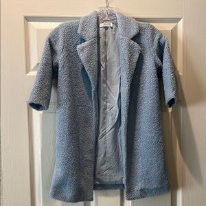 Cozy kids Blue Teddy Coat